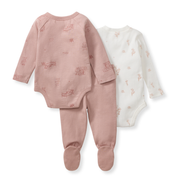 Wildflower 3 Piece Bodysuit & Pant Set